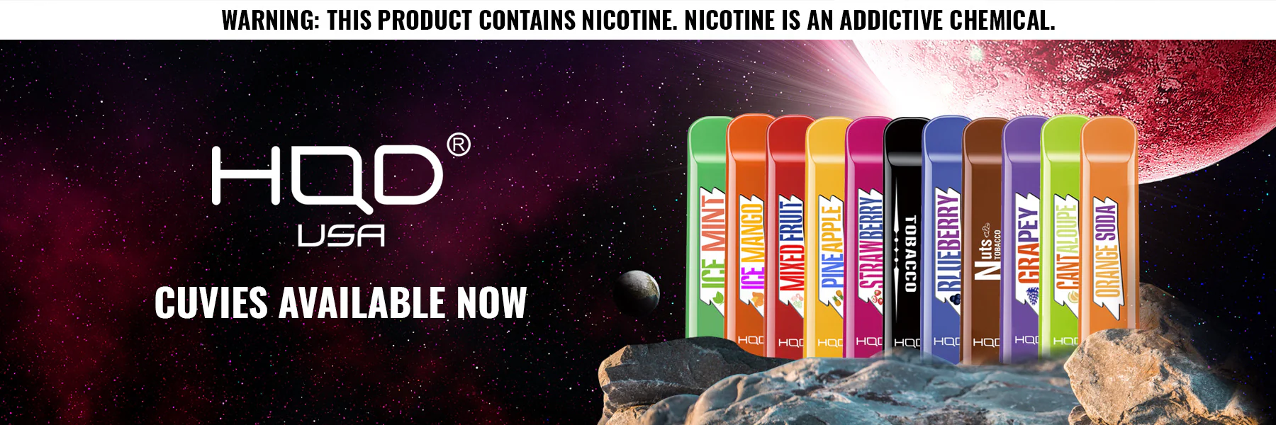 HQD Cuvie Disposable Vape Device - 18PCS - Image 3