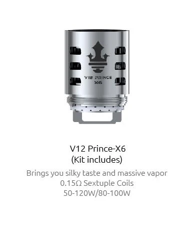 SMOK TFV12 Prince Replacement Coils - 3PK - Image 3